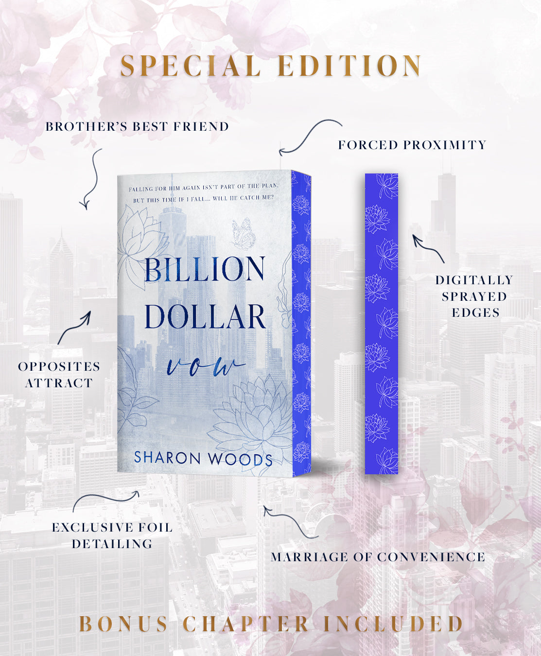 Billion Dollar Vow Foiled and Sprayed Edge Paperback